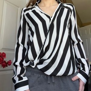 Classy Stripped Blouse
